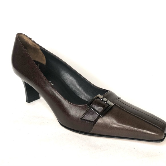 Peter Kaiser Brown Leather Heels - Picture 4 of 16